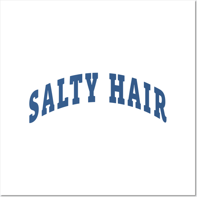 Salty Hair Capital Wall Art by lukassfr